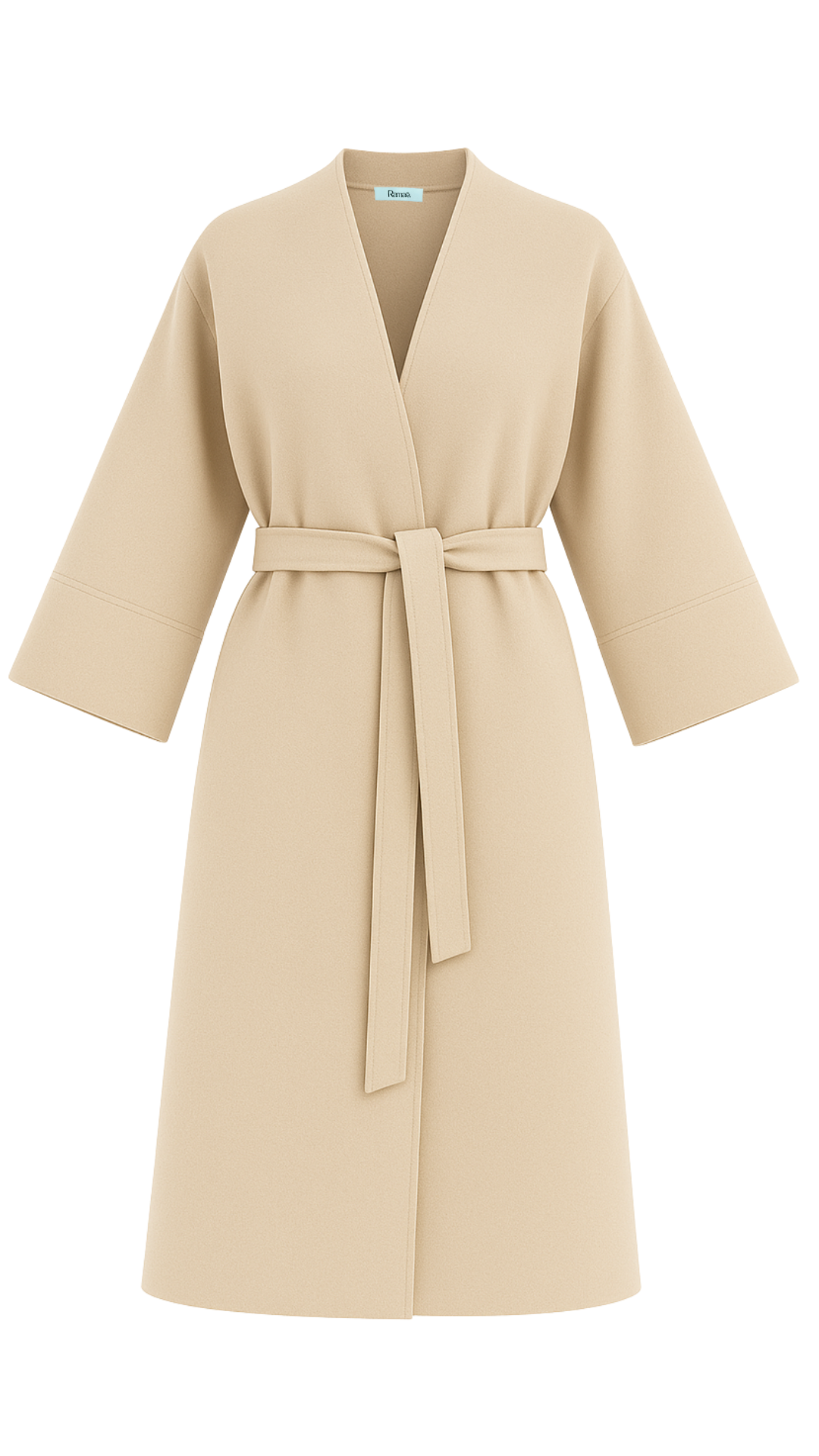 Beige - Amira caban coat