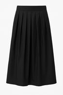 Pleated skirt black