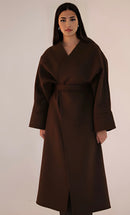 Marron-Amira caban coat