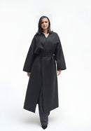 Black - Wool coat