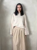 Beige - Oversize top