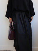 Pleated skirt black