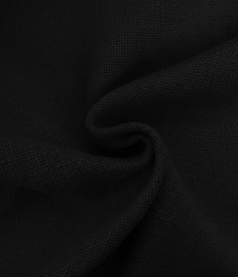 Black - linen effect abaya