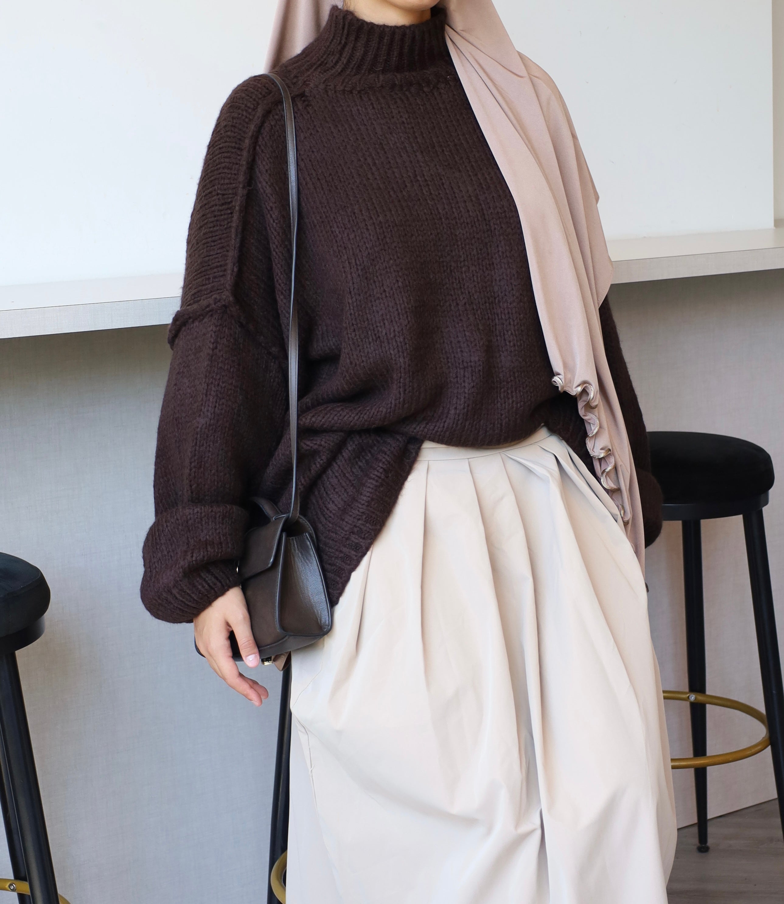Leya sweater - Brown