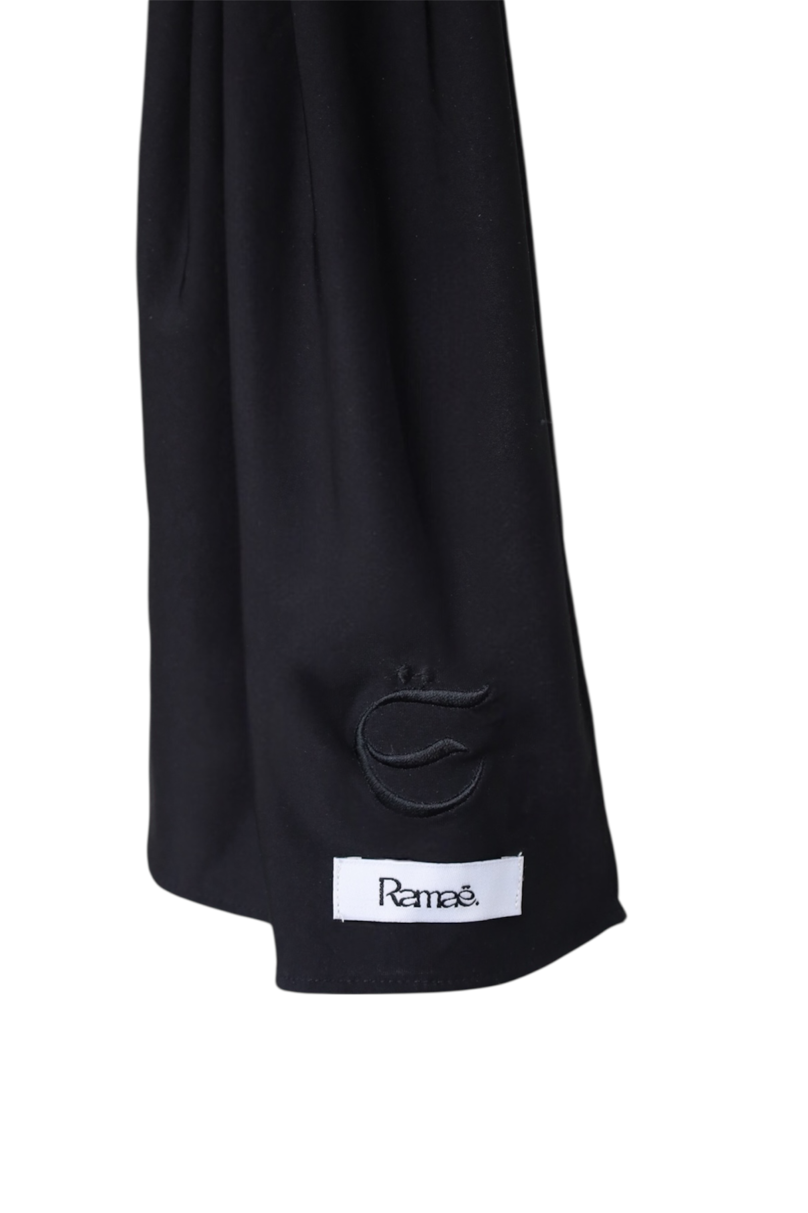 Liquid jersey scarf - Black
