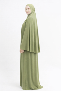 Matcha - Jersey premium Khimar set