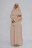 Beige - Khimar jazz set