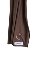 Liquid jersey scarf - brown